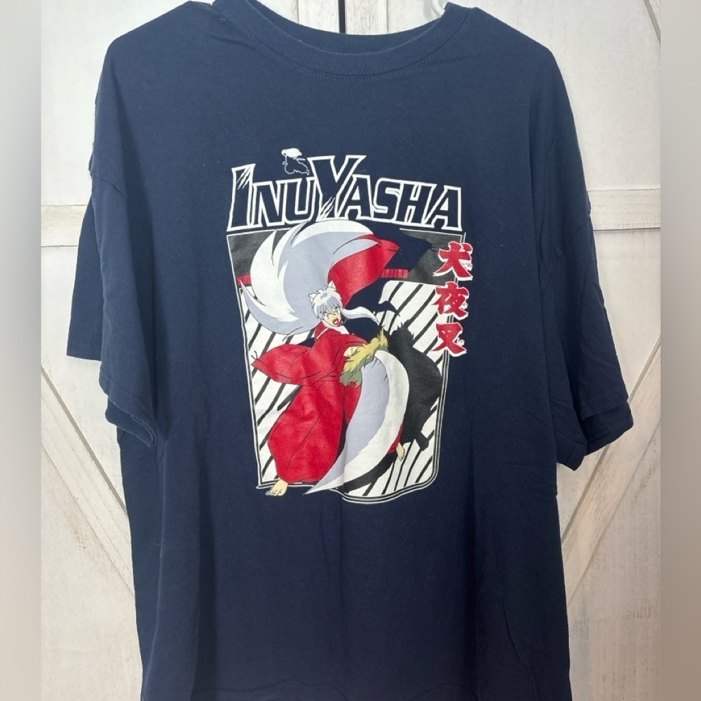 InuYasha Navy Graphic T-Shirt